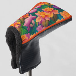 Muster der hawaiianischen tropischen Blume Golf Headcover