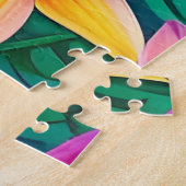 Muster der hawaiianischen tropischen Blume Puzzle (Seite)