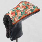 Muster der hawaiianischen Vibe Ästhetische tropisc Golf Headcover (3/4 Vorderseite)