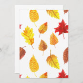 Muster der Herbstblätter (Vorne/Hinten)