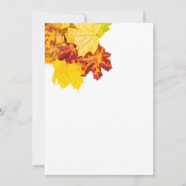 Muster der Herbstblätter (Vorderseite)