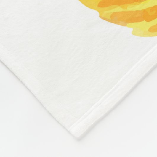 Muster der Herbstblätter Fleecedecke (Ecke)