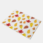 Muster der Herbstblätter Fußmatte (Schrägansicht)