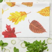 Muster der Herbstblätter Geschirrtuch (Gefaltet)