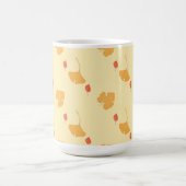 Muster der Herbstblätter Kaffeetasse (Mittel)