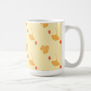 Muster der Herbstblätter Kaffeetasse