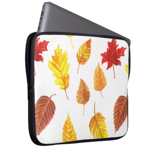 Muster der Herbstblätter Laptopschutzhülle (Vorne Rechts)