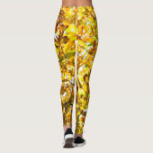 Muster der Herbstblätter Leggings (Rückseite)