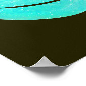 Muster der Herbstblätter Poster (Ecke)