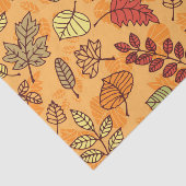 Muster der Herbstblätter Seidenpapier (Ausschnitt)