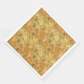 Muster der Herbstblätter Serviette (Ecke)