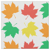 Muster der Herbstblätter Stoff (Nahaufnahme)