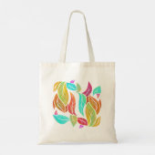 Muster der Herbstblätter Tragetasche (Rückseite)