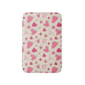 Muster der Herzen Badematte (Vorderseite Vertikal)