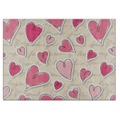 Muster der Herzen Schneidebrett (Vorderseite)