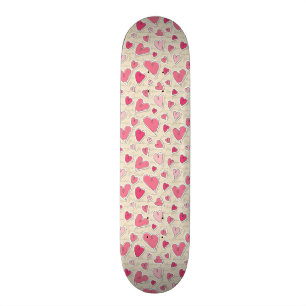 Muster der Herzen Skateboard