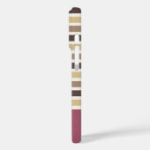 Muster der individuelle Name-Streifen Case-Mate iPhone Hülle (Rückseite / Links)