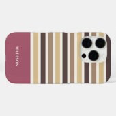 Muster der individuelle Name-Streifen Case-Mate iPhone Hülle (Rückseite (Horizontal))