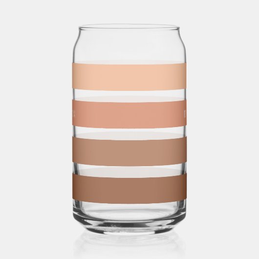 Muster der individuelle Name-Streifen Dosenglas (Rechts)