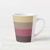 Muster der individuelle Name-Streifen Milchtasse (Rechts)