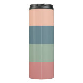 Muster der individuelle Name-Streifen Thermosbecher (Rückseite)