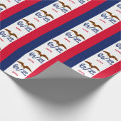 Muster der Iowa Geschenkpapier (Ecke)