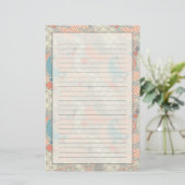 Muster der japanischen Art. Illustration Briefpapier (Stehend Vorderseite)