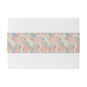 Muster der japanischen Art. Illustration Einladungsbanderole (Rückseitenbeispiel)