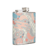 Muster der japanischen Art. Illustration Flachmann (Rechts)