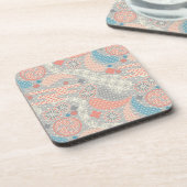 Muster der japanischen Art. Illustration Getränkeuntersetzer (Linke Seite)