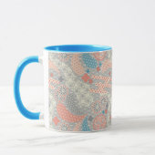 Muster der japanischen Art. Illustration Tasse (Links)