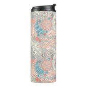 Muster der japanischen Art. Illustration Thermosbecher (Nach links gedreht)