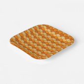 Muster der japanischen Fischskala Pappteller (Gewinkelt)