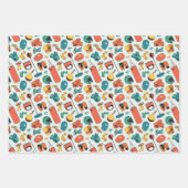 Muster der Kampfkunst (farbig) Geschenkpapier Set (Vorderseite 3)