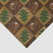 Muster der Karton- und Oakenleaf Seidenpapier (Detail)