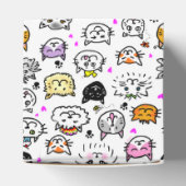 Muster der Katzenfackeln Geschenkschachtel (Oben)