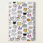 Muster der Katzenfackeln Planer (Rückseite)