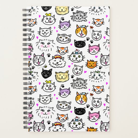 Muster der Katzenfackeln Planer (Vorderseite)