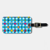 Muster der klassischen Kreise Gepäckanhänger (Vorderseite horizontal)