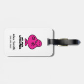 Muster der klassischen Kreise Gepäckanhänger (Rückseite horizontal)