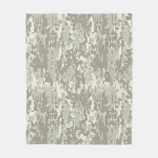 Muster der klassischen militärischen digitalen Cam Fleecedecke (Vorderseite)