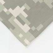 Muster der klassischen militärischen digitalen Cam Fleecedecke (Ecke)