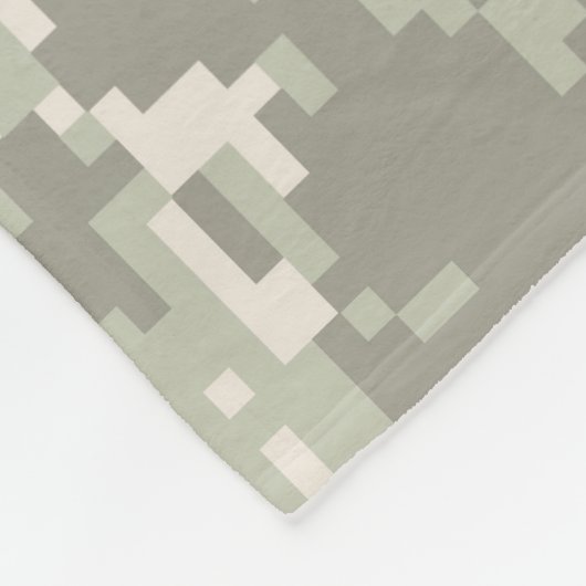 Muster der klassischen militärischen digitalen Cam Fleecedecke (Ecke)