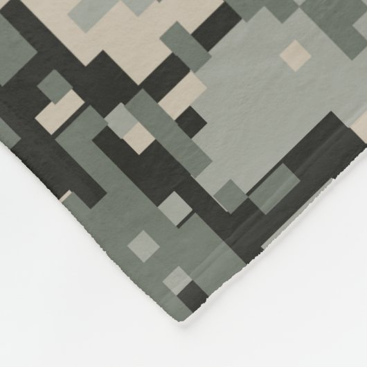 Muster der klassischen militärischen digitalen Cam Fleecedecke (Ecke)