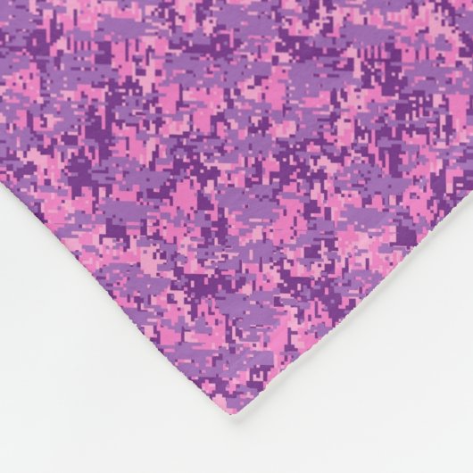 Muster der klassischen militärischen digitalen Cam Fleecedecke (Ecke)