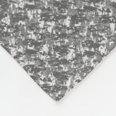 Muster der klassischen militärischen digitalen Cam Fleecedecke (Ecke)