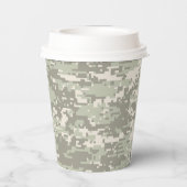 Muster der klassischen militärischen digitalen Cam Pappbecher (Rückseite)