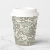 Muster der klassischen militärischen digitalen Cam Pappbecher (Vorderseite)