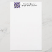 Muster der kolumbianischen Blume Briefpapier (Vorderseite)