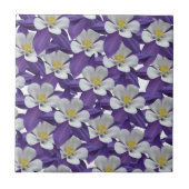 Muster der kolumbianischen Blume Fliese (Vorderseite)